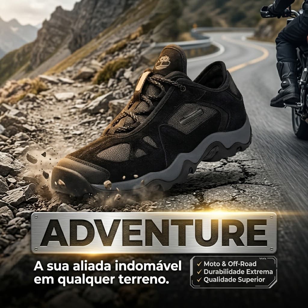 Tênis masculino adventure Versátil Moderno Aventura Leve Confortavel e Resistência Envio Imediato