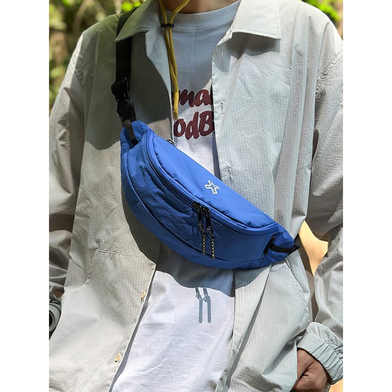 Esportes ao ar livre saco de peito masculino ins estilo coreano rua Wear saco do mensageiro ciclismo esportes cintura sa