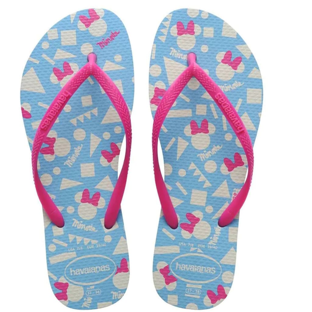 Chinelo Infantil Havaianas Kids Slim Disney Original Confortável