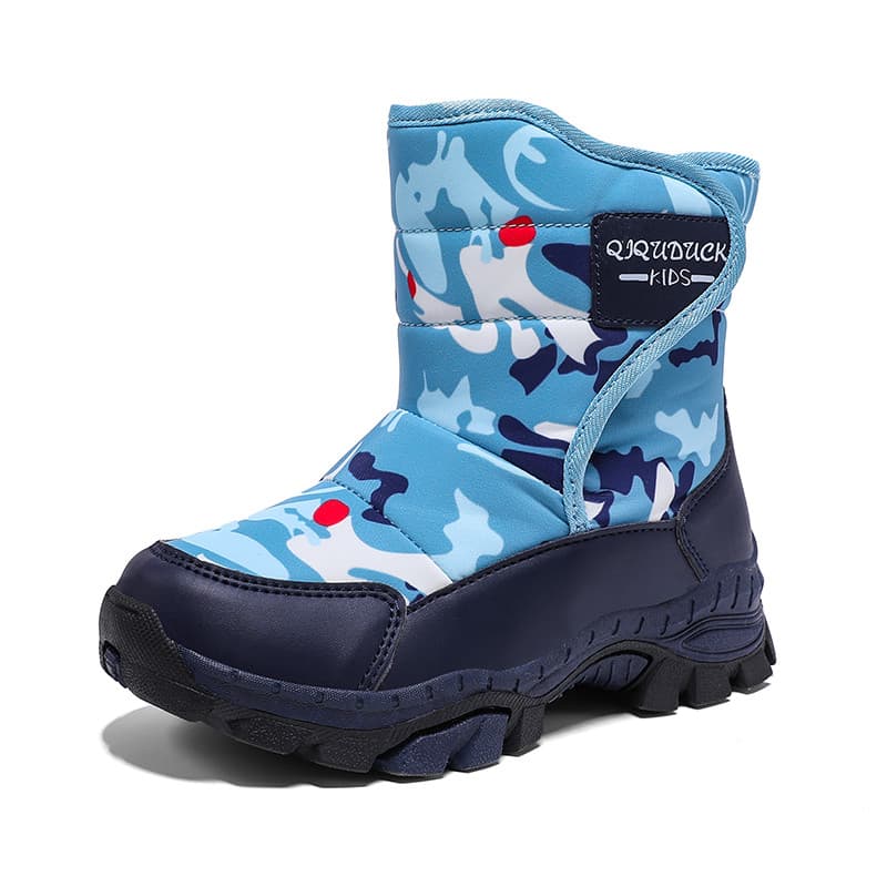 Botas antiderrapantes impermeáveis resistentes ao frio para crianças de inverno para meninos e meninas botas de neve