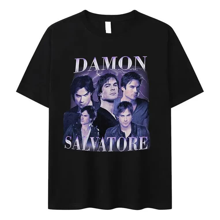 Camiseta Estampada Damon Salvatore Eras Tour | Vampire Diari