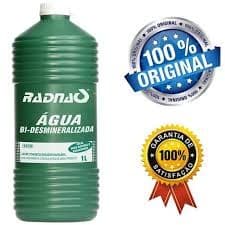 Agua Bi Desmineralizada bidesmineralizada para Bateria E Radiador Radnaq 1 litro