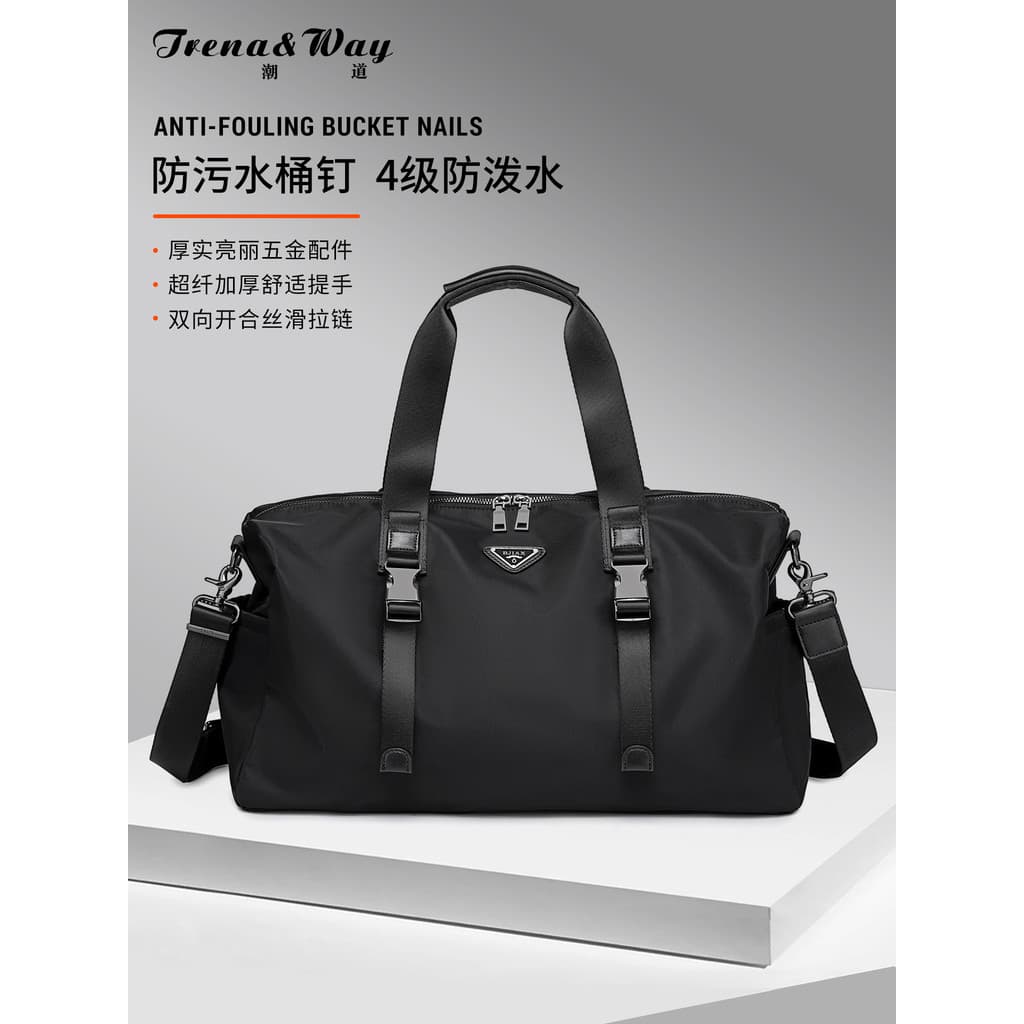 Bolsa de viagem portátil de curta distância bolsa de bagagem masculina nova grande capacidade esportes ginásio saco de v