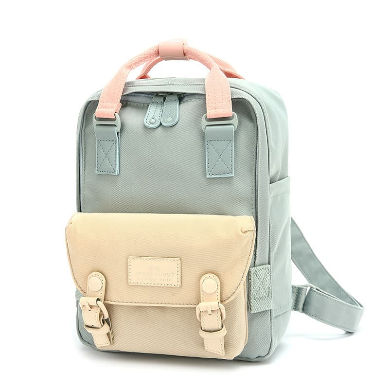 NX Donut Mini Versão Donut Mini Mochila Feminina Bolsa Escolar Casual All-Match Moda Pequena Mochila