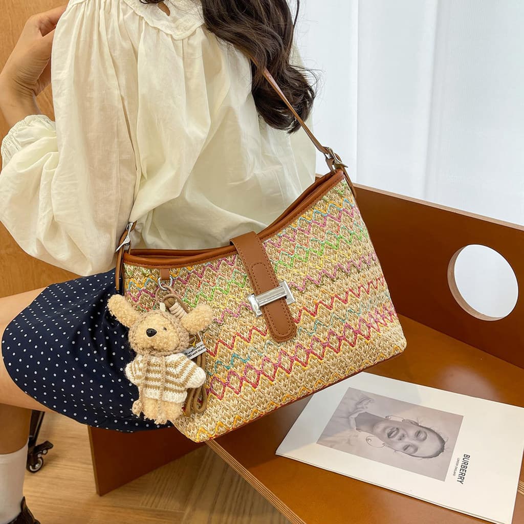 Japão Japão Japão Japão ≈ 라고 Bolsa Tote Feminina 2026 Novo Estilo Bolsa de Grande Capacidade Bolsa de Ombro de Trabalho
