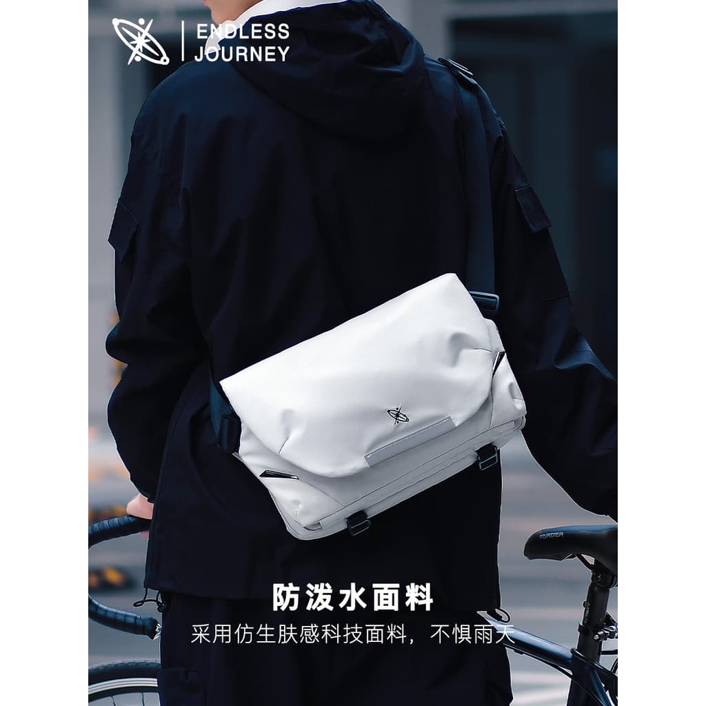 Apollo x1 Bolsa mensageiro portátil de tamanho pequeno, função de ciclismo masculina, bolsa mensageiro de um ombro, moch