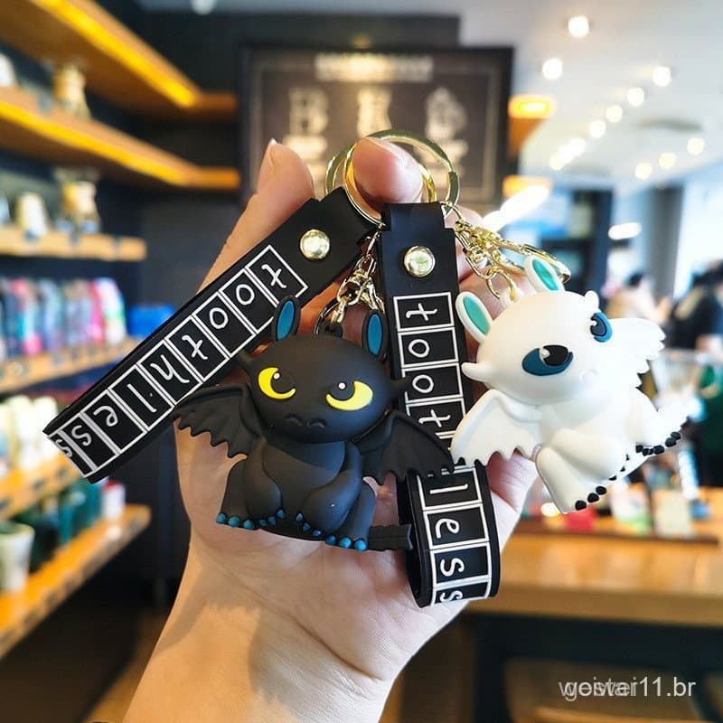 Como Treinar Seu Pingente De Chaveiro De Boneca Dragon Cartoon Para Mochila De Carro