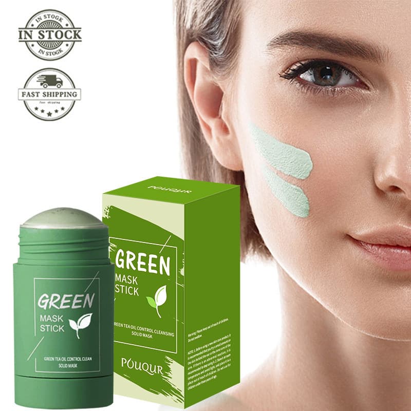 Máscara De Argila Para Limpeza De Berinjela/Chá Verde (40g) , Peel-Off Sólida Purificação De Poros E Controle De Oleosid