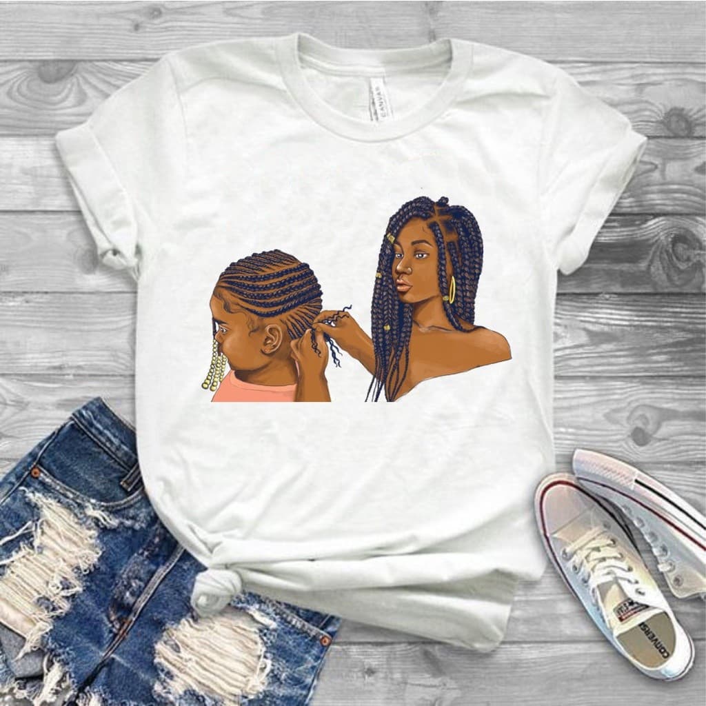 Camisa para Curso Trancista Nagô Jumbo Dread 007 T-Shirt Camiseta  Blusa Feminina ou Masculina Unissex