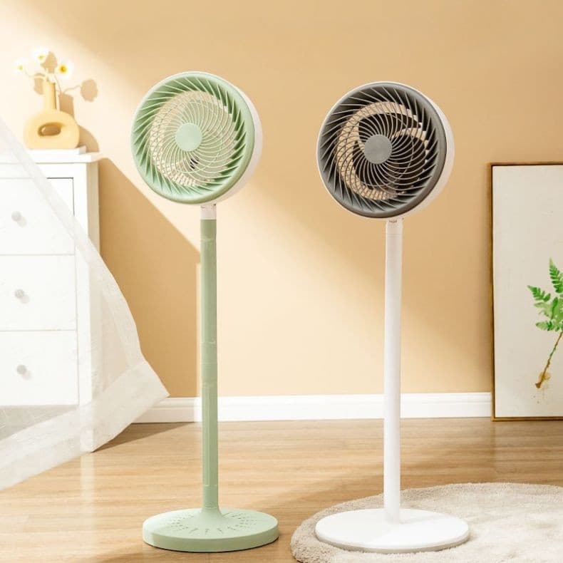 Ventilador Ergonômico Com 5 Hélices E Base Resistente - 110V Ventilador de Circulação 180 Graus Ventos Fortes
