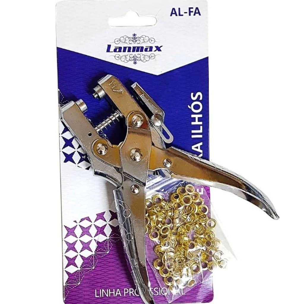 Alicate Ilhós Profissional 2 em 1 Lanmax
