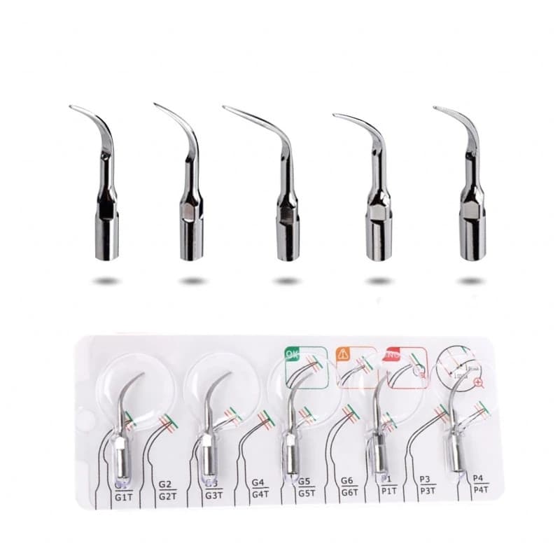 5 Pçs/Set EMS Ponta De Inserção Universal Ultrasssônica G1/G2/G3/E1/E2/P1
