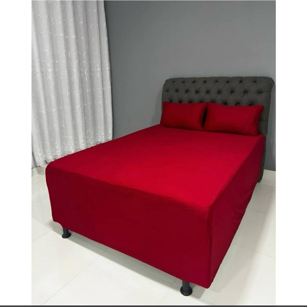 Capa Luva Cama Box Casal 3 Peças Com Fronhas - promoção
