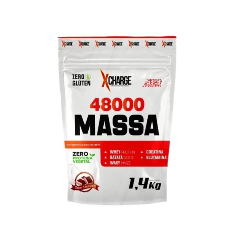 Hipercalórico Massa 48000 Zero Lactose (1,4Kg) Xcharge - Envio Imediato
