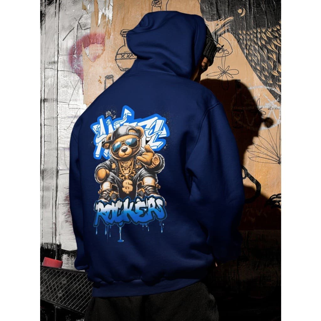 Moletom Blusa Big Money Bear Etilo Das Ruas Oversized Streetwear Uniseex ref-3635 Dtf