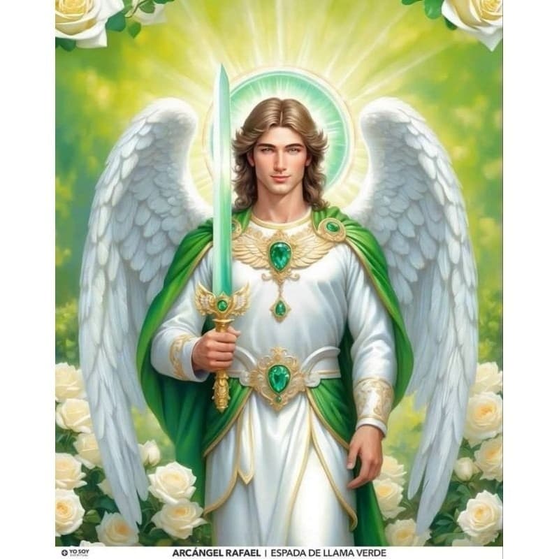 Arcanjo São Rafael, Anjo da Cura. Quadro Decorativo.