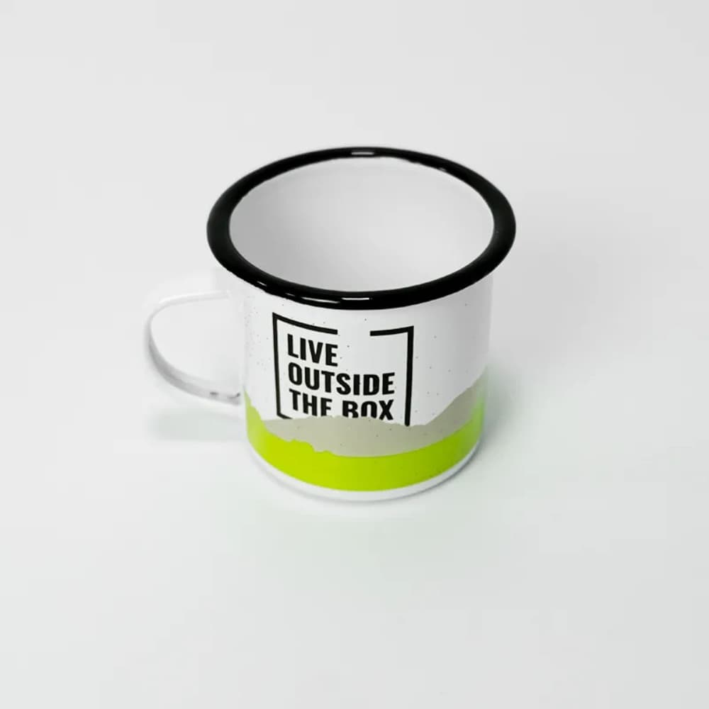 Caneca Aço Esmaltada Montanha 300ml- Hawapi