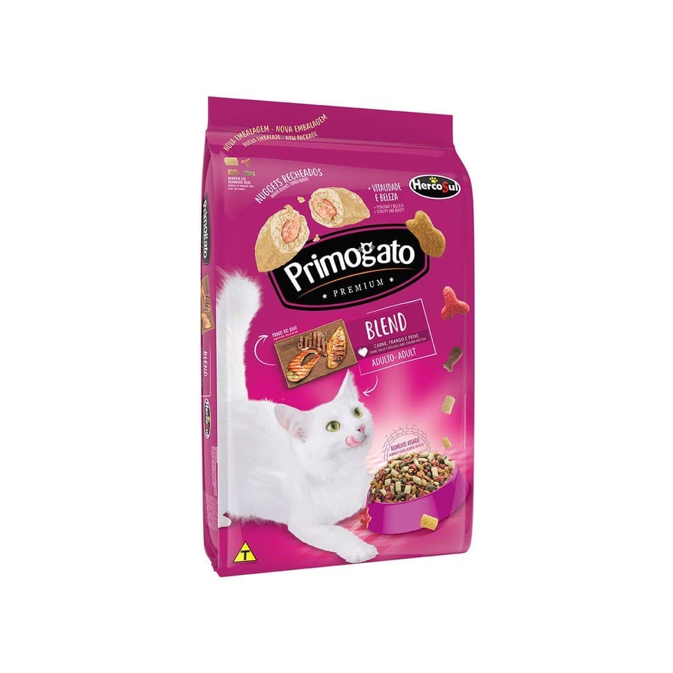 RAÇAO PRIMOGATO PREMIUN BLEND 10,1 KG