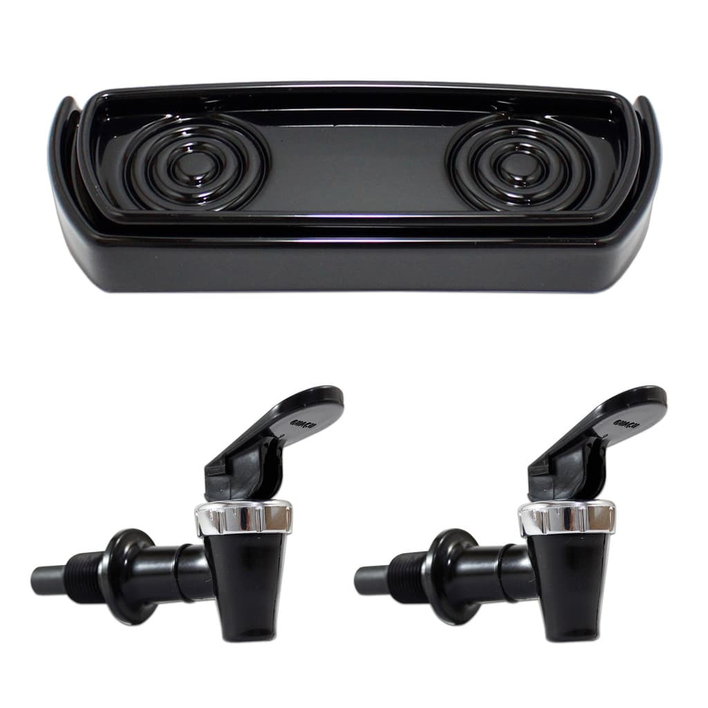 Pingadeira + 2 Torneiras Preta P/ Bebedouro Max/Baby New Up!