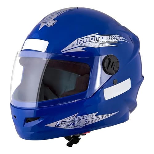 Capacete New Liberty Four 58 Azul Pro Tork Desenho Solid