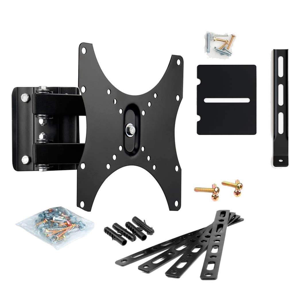 Kit Suporte para TV Com Engate Rápido Até 55" 400x400 & Suporte para Receptor Conversor Digital - 7C2DVD