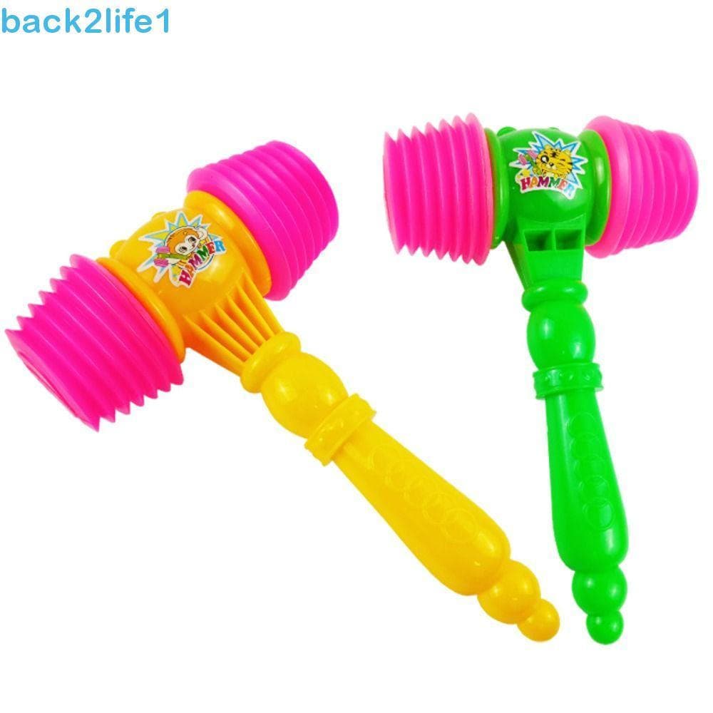 BACK2LIFE1 BB Hammer , Apito Treinamento Vocal Batendo Martelo Brinquedo , Som Estridente Martelos Brinquedos