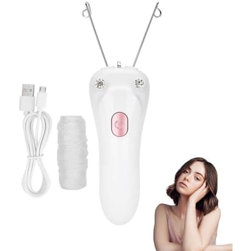 Remoção De Pêlos De Rosqueamento , Dispositivo De , Depilador Elétrico USB Removedor Para & amp ; Depilação Corporal Com
