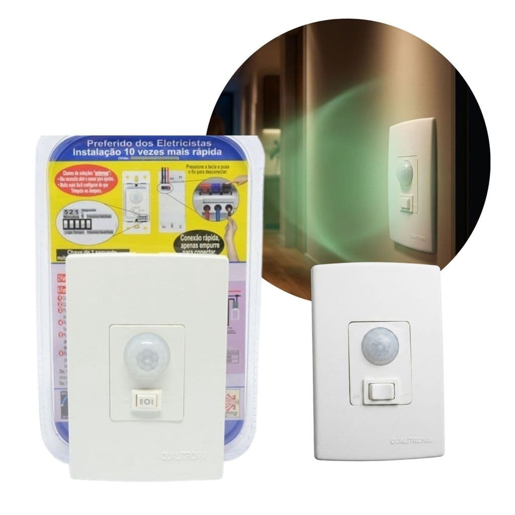 Sensor de Presença de Embutir com Chave Qi6M Qualitronix