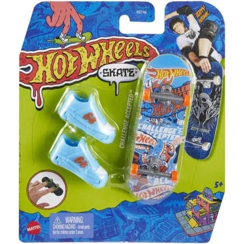Hot Wheels Fingerboard Skate De Dedo com Tênis Sortido - Original