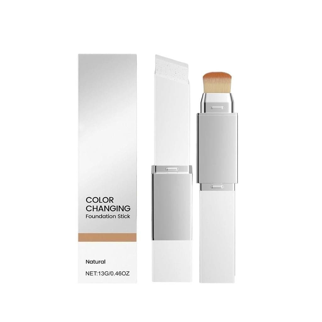 Blanc Cover Cream Stick V - Base em Bastão que Muda de Cor - Corretivo Hidratante, Design de Dupla Face, Acompanha Pince