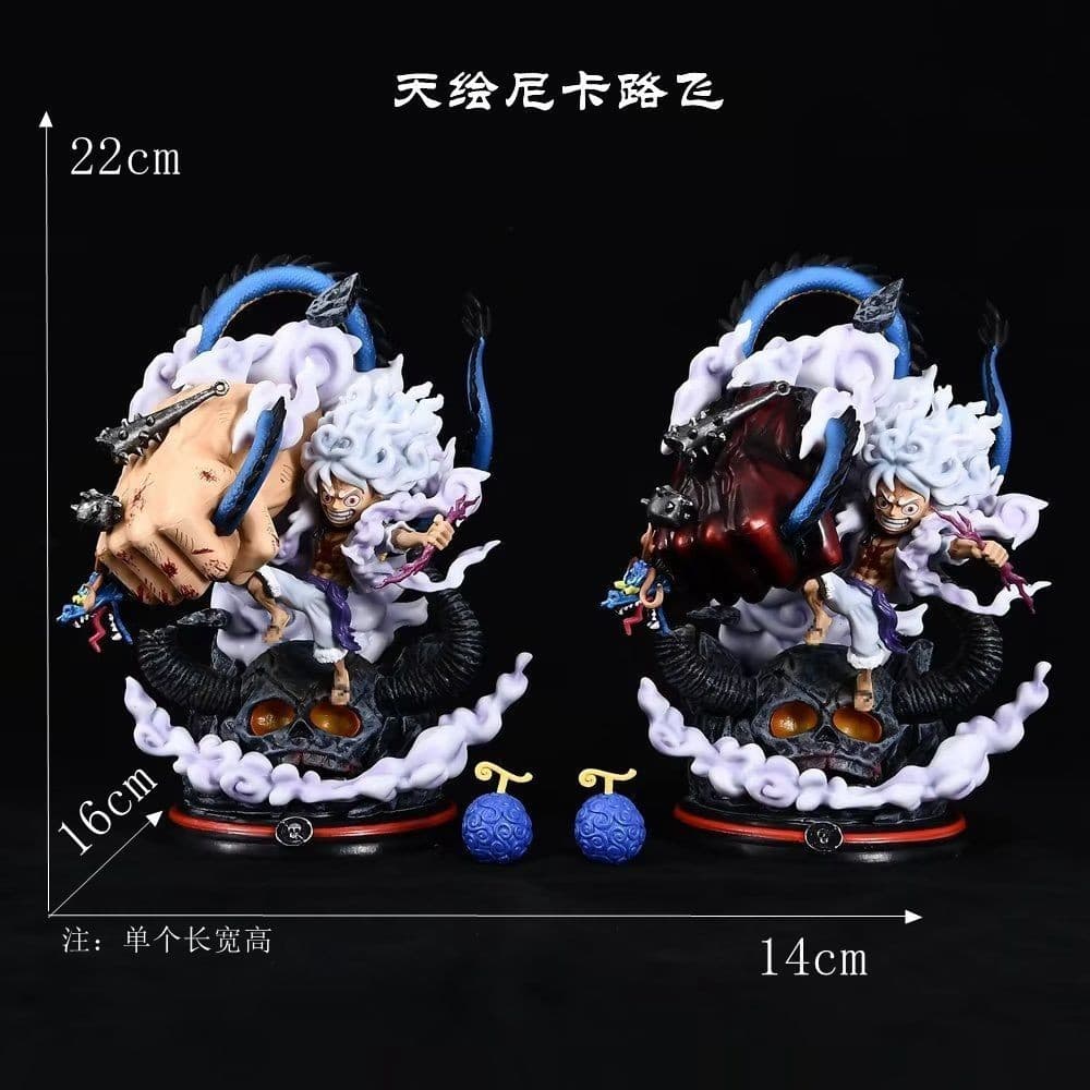 One Piece GK TH Tiane Ghost Island Capítulo 5a Engrenagem Nicar Luffy Estátua Figura Boneca Decoração Anime