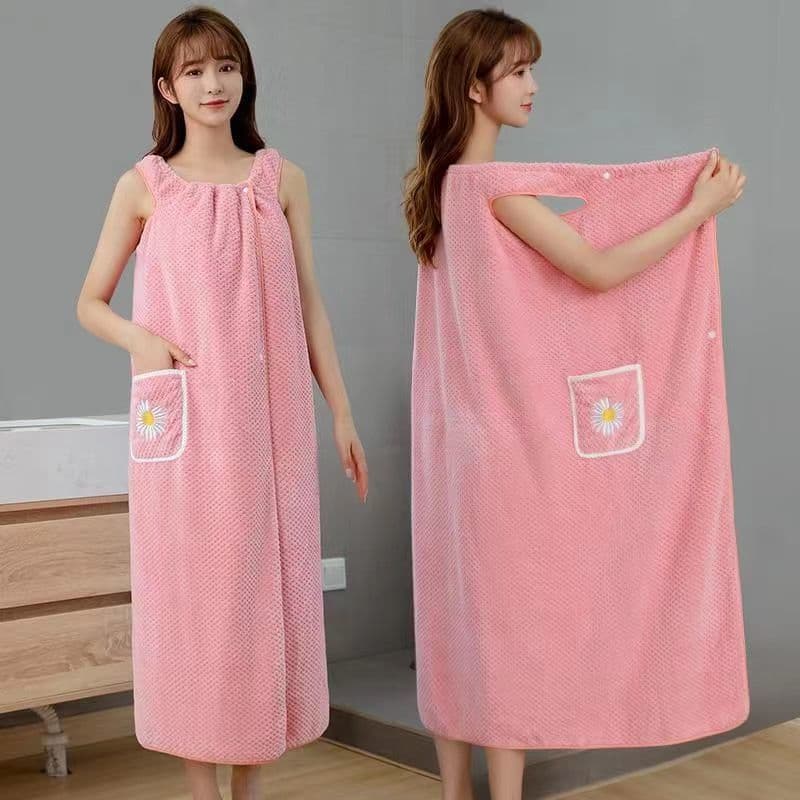 Toalha de banho vestível Toalha de banho 2024 Novo estilo extra grande extra longa para mulheres domésticas podem usar t