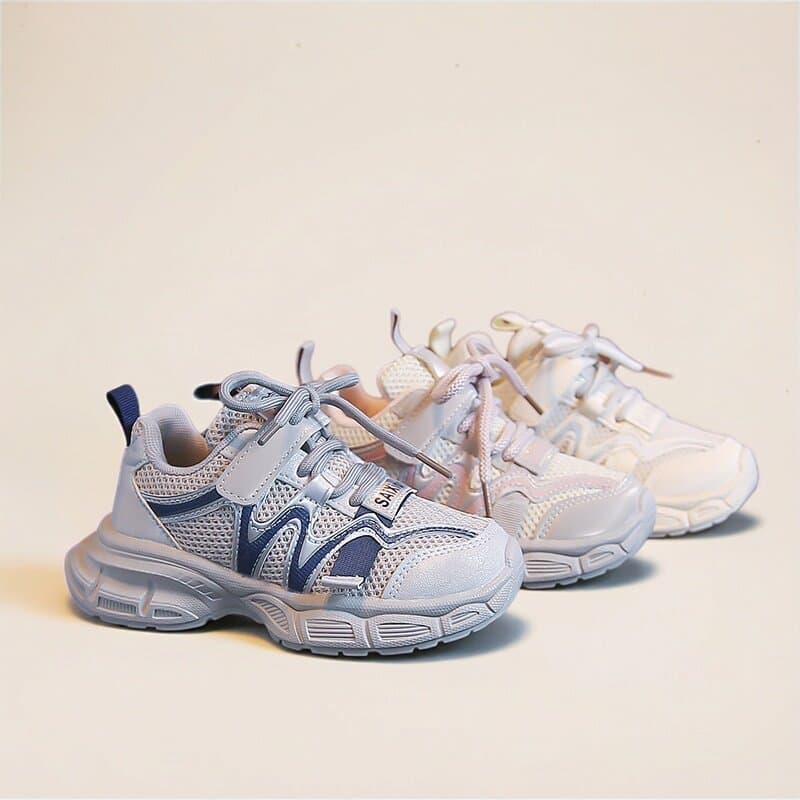 Meninos sapatos 2026 primavera novo estilo crianças sapatos esportivos leves médio grande crianças Casual correndo malha