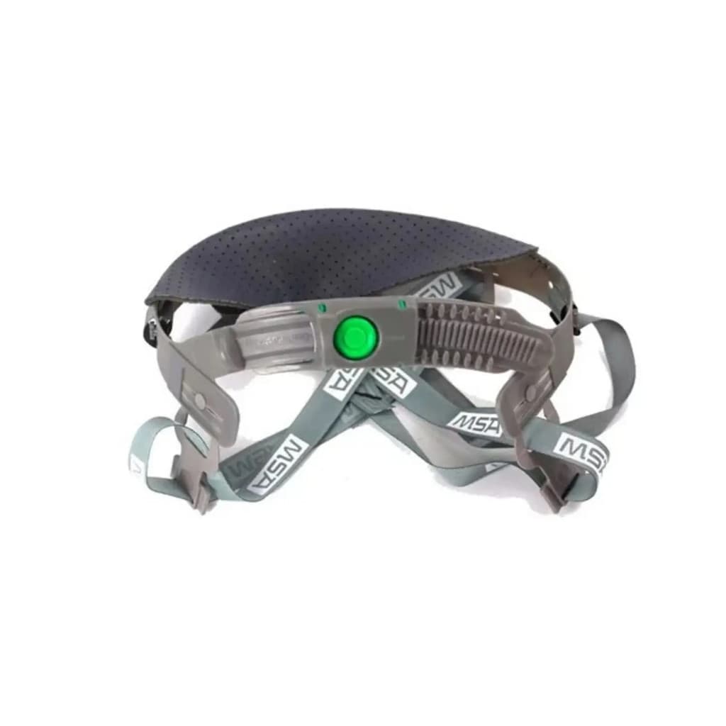 Kit 10 Carneira Suspensão Capacete Msa Push-key Com Jugular Epi Proteção Profissional Reposição Segurança Industrial