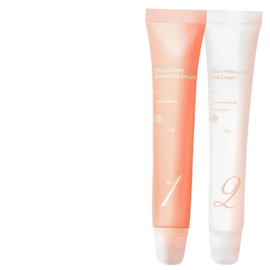 Removedor de pelos feminino, 2 em 1, hidratante, de ação rápida e suave, adequado para pernas/axilas/abdômen/linha do bi
