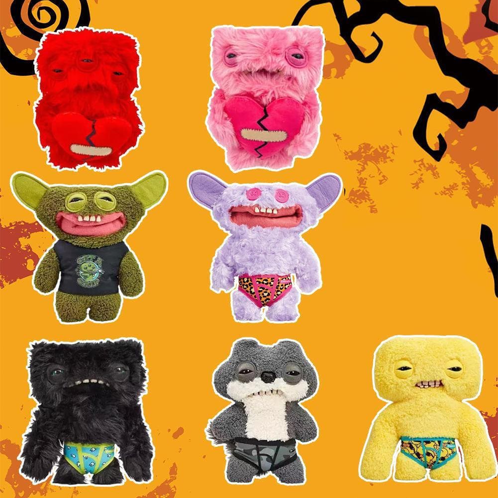 Fuggler Boneca De Pelúcia Brinquedo Dentes Grandes Bonito Dente Presente Feio Monstro Tesouro Crianças Engraçado U4a0
