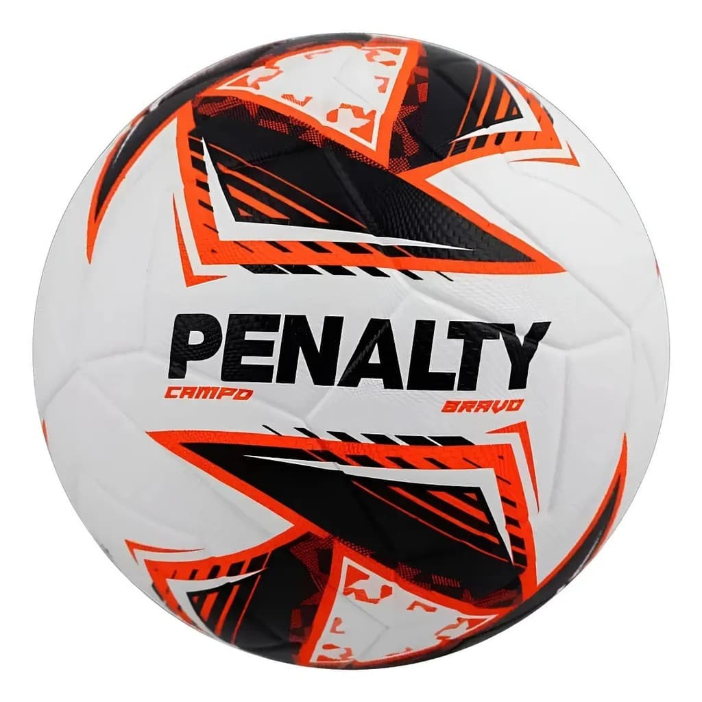 Bola Penalty Futebol Campo Bravo 521405 Cor Preto/laranja