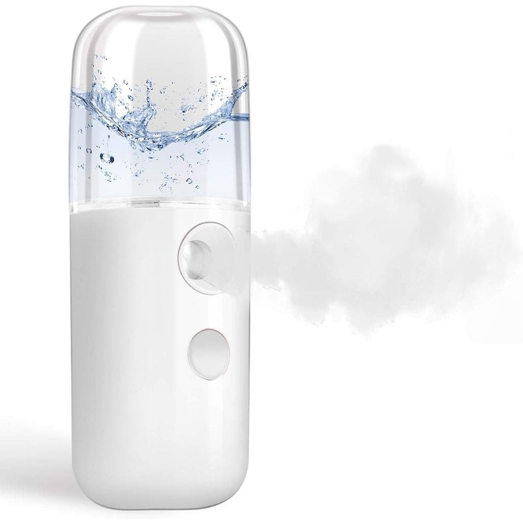 GIERARENanoFaialSteamer, HandyMiniMister, Pulverizador de Névoa Recarregável por USB, Tanque de Água de 30ml, Hidratante