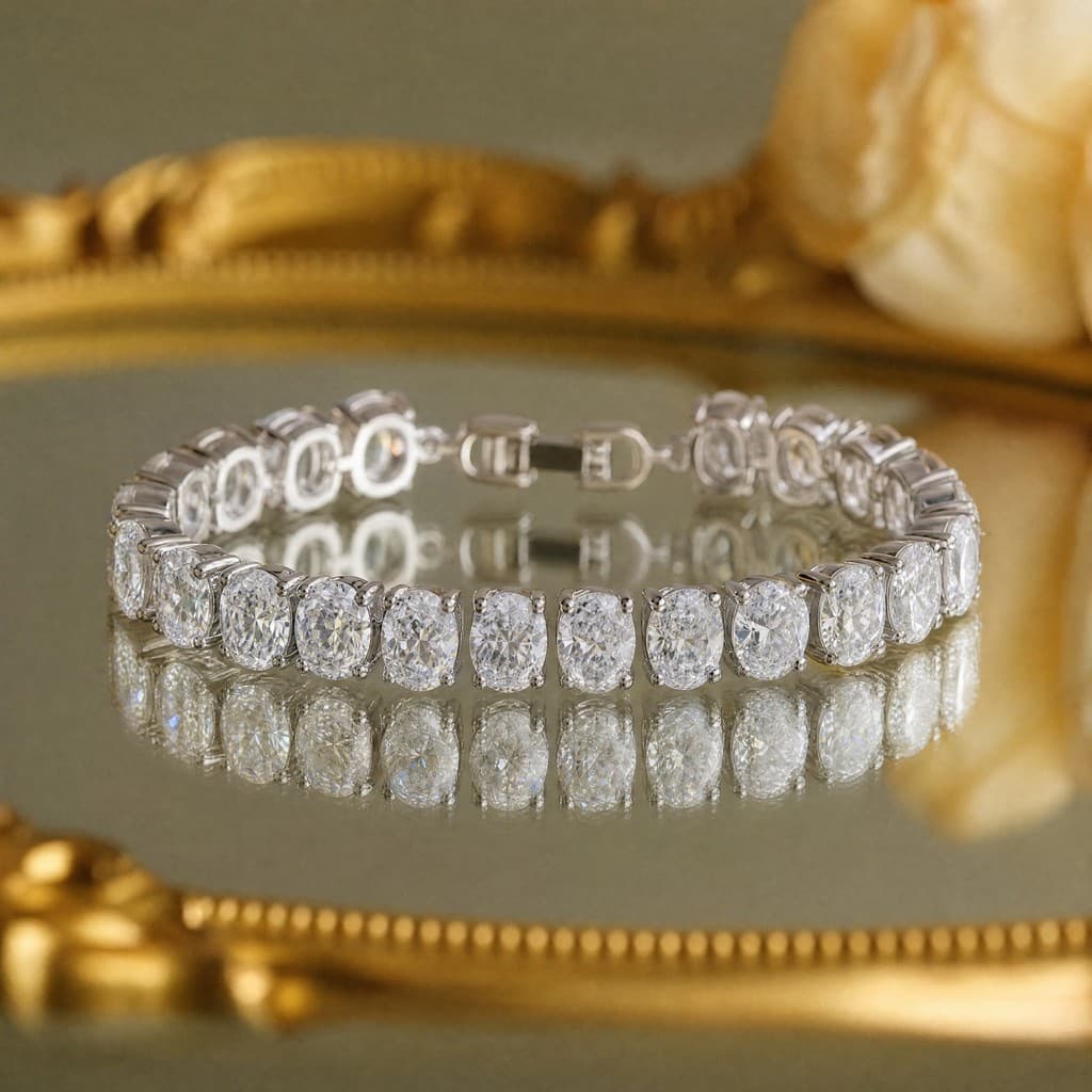 Luz de luxo cheio de diamante zircão pulseira moda feminina estilo simples S925 prata diamante pulseira novo estilo