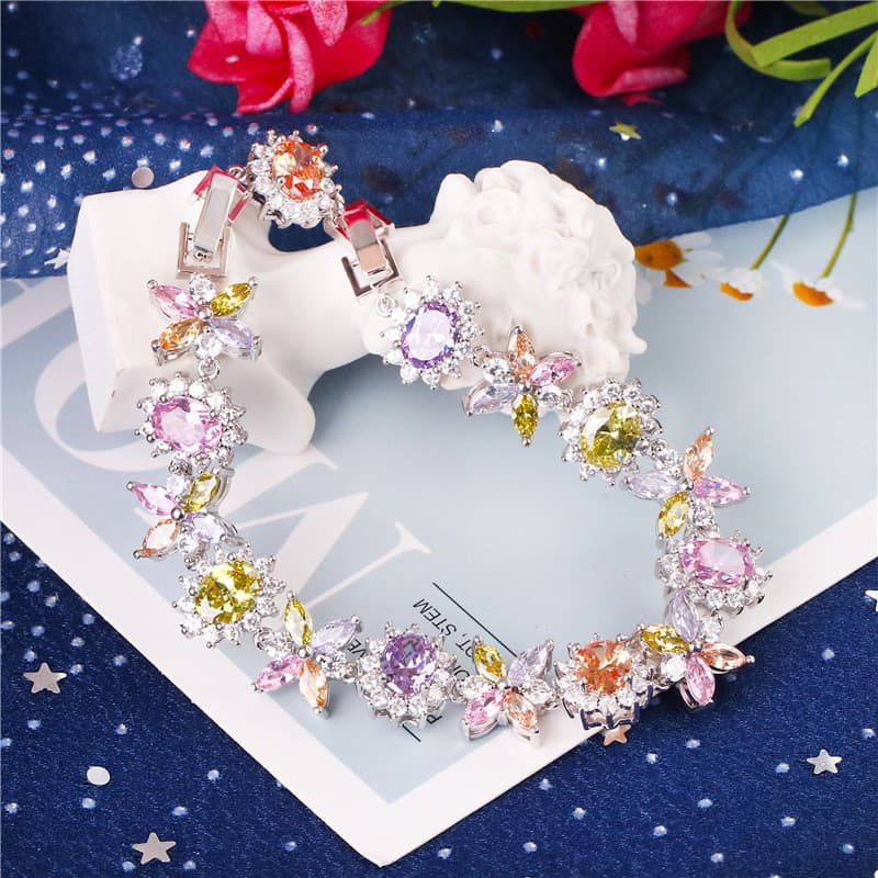 Estilo criativo pulseira geração acessórios de envio novo estilo moda na moda cobre zircão senhoras pulseira