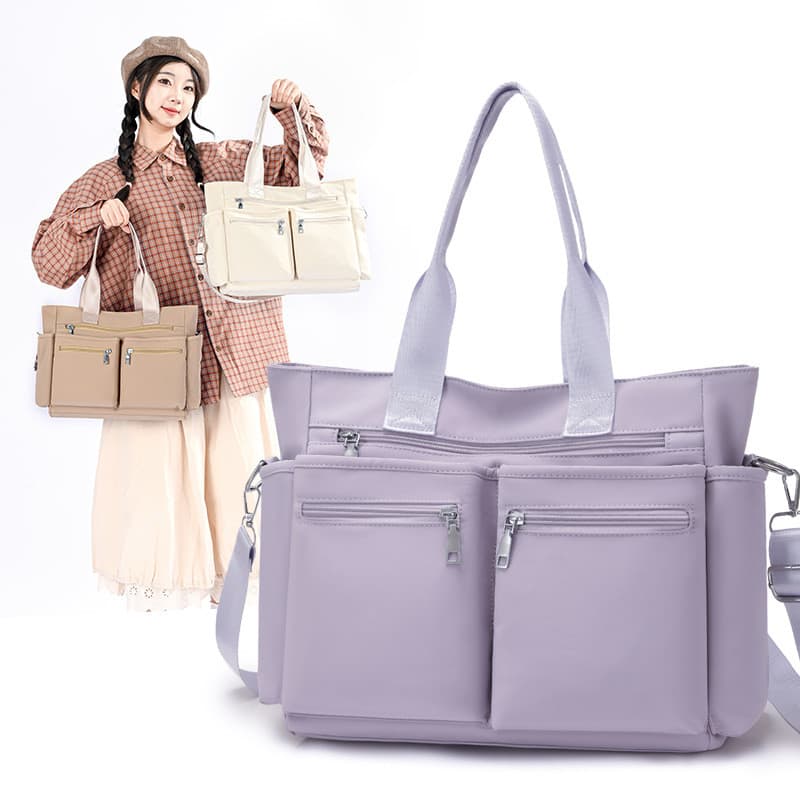 Bolsa feminina Casual de Nylon, novo estilo, bolsa mensageiro de um ombro, grande capacidade, Fema