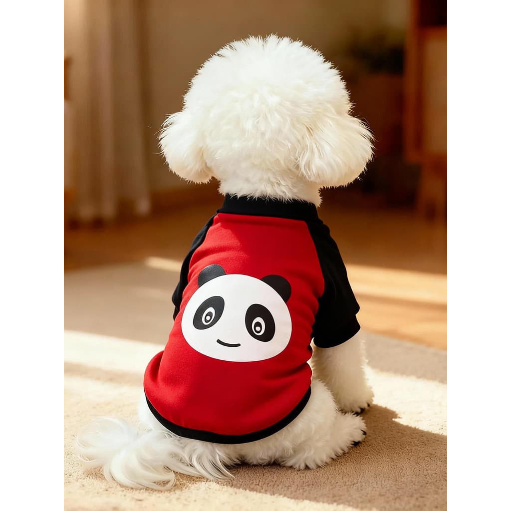 Filhote de cachorro roupas para cães bonito dos desenhos animados moletom fino Bichon Teddy Pomeranian pequeno cão roupa