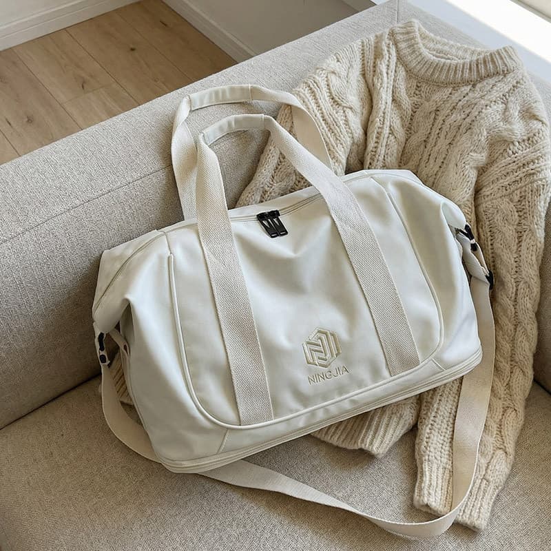 Bolsa de viagem de moda de grande capacidade de curta distância feminina portátil viagem de negócios leve mochila mascul