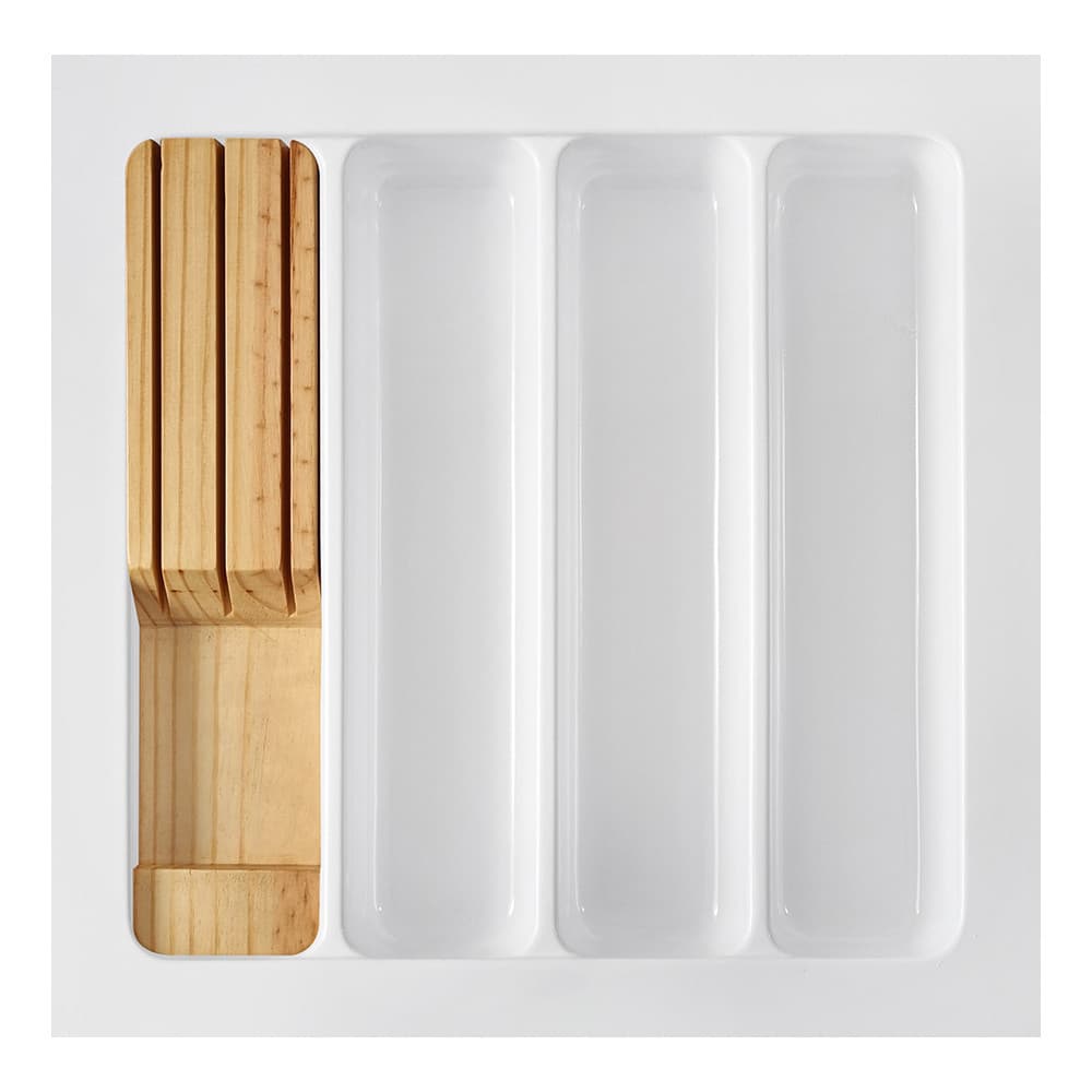Organizador de Gaveta Porta Talheres Divisor de Talheres Organizador de Cozinha cozinha com porta facas og-79 Bandeja