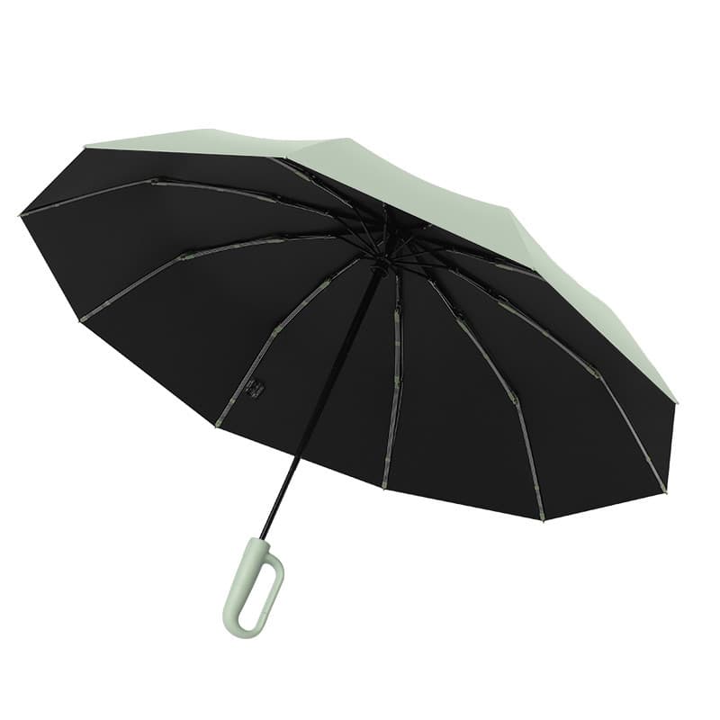 Novo estilo guarda-chuva de gancho automático Extra engrossado anel reforçado fivela ao ar livre guarda-sol protetor sol
