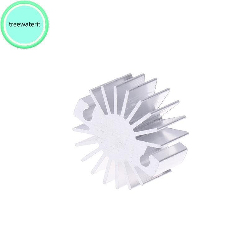 treewaterit 23mmX10mm LED Ou Único Chip Dissipador De Calor Radiador De Alumínio 1W Para Lâmpada Doméstica Substituível
