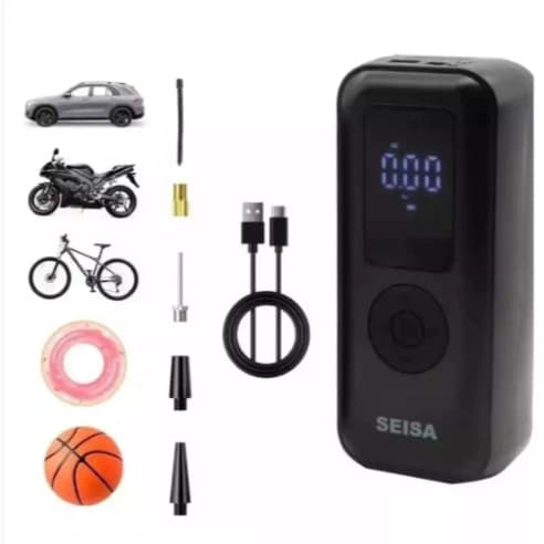 Mini compressor de ar portátil recarregável pneu inflador