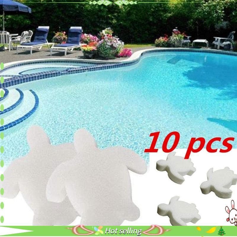[Qualidade C] 10 Unidades De Esponja Absorvente De Óleo Reutilizável Filtro De Piscina Ferramentas De Limpeza De Sujeira