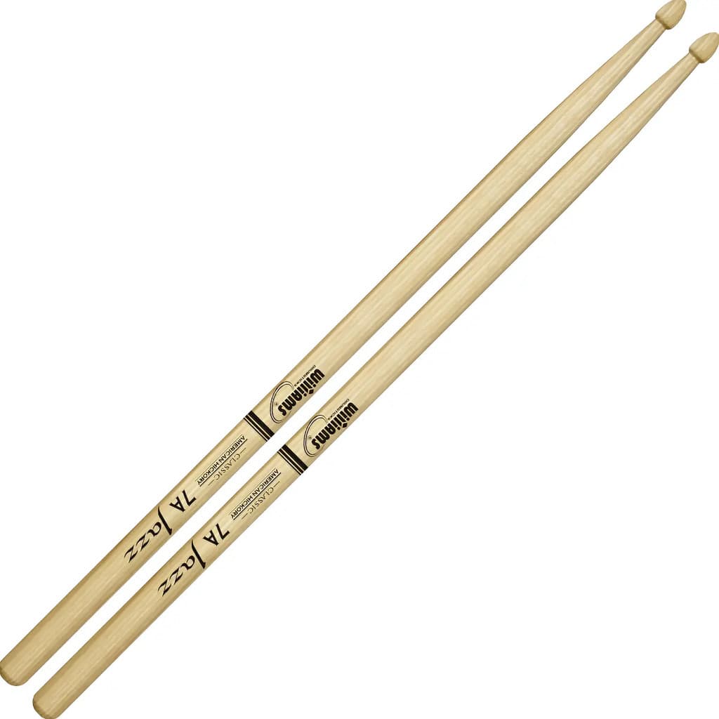Par De Baquetas Williams Classic 7A American Hickory Madeira Baqueta Para Bateria Madeira Hickory