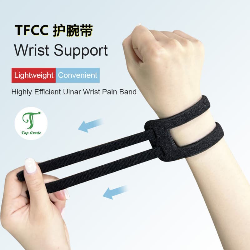 [TG] Pulseira esportiva TFCC de compressão de articulação de pulso Aptidão Homens Mulheres Enrolamento Yoga Proteção Lev